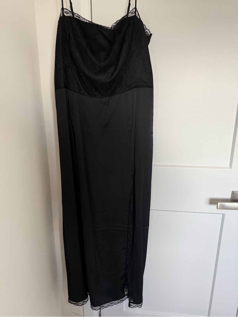 Abercrombie Black Lace Midi Dress